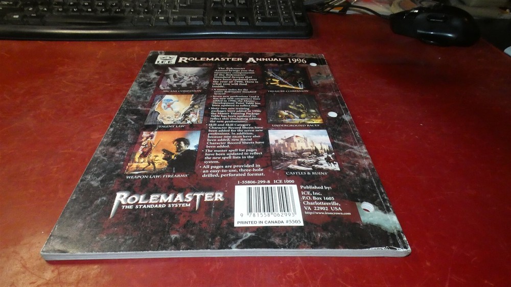 ICE: Rolemaster: Annual 1996