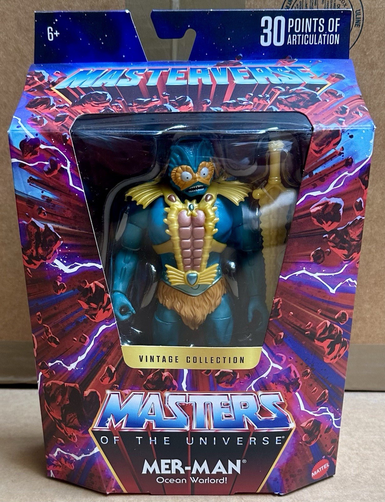 MOTU 2026 Masters of The Universe Masterverse Vintage Collection MER-MAN Figure
