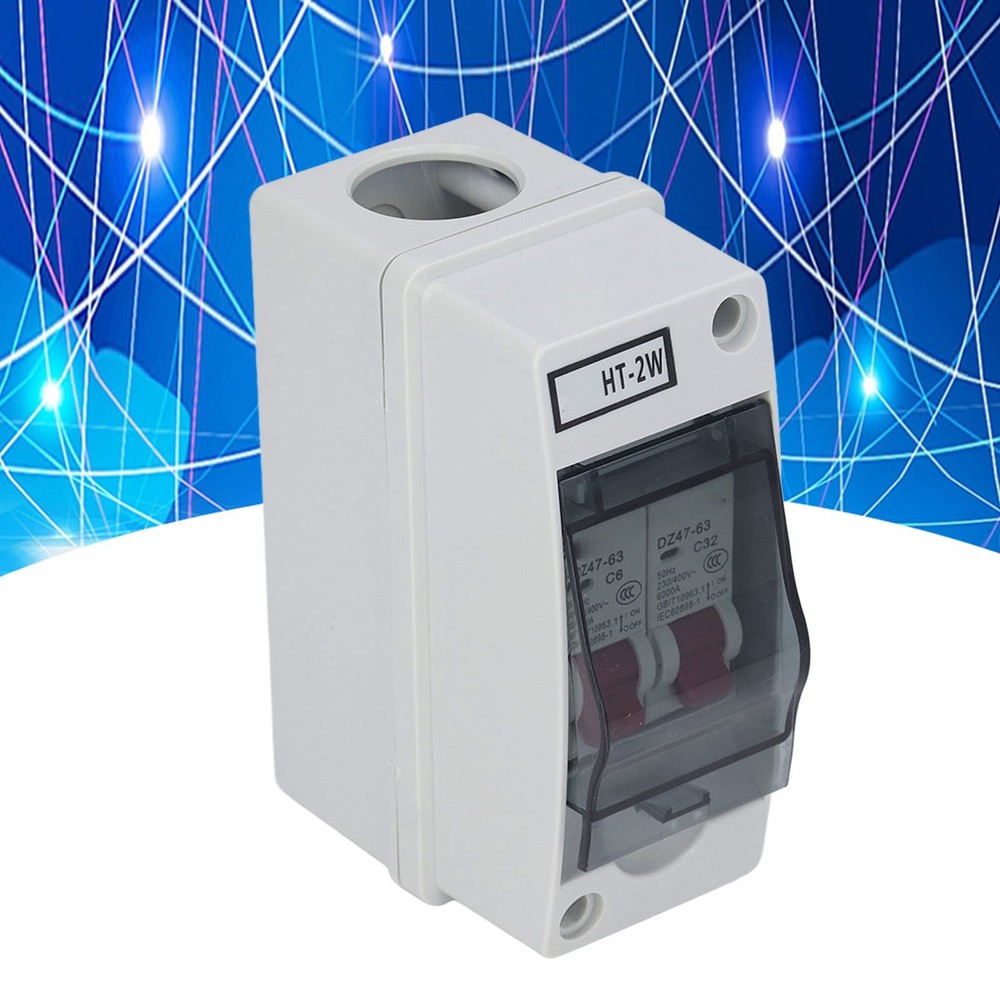 2 Way Distribution Box Circuit Breakers with Distribution Case Distribution B.