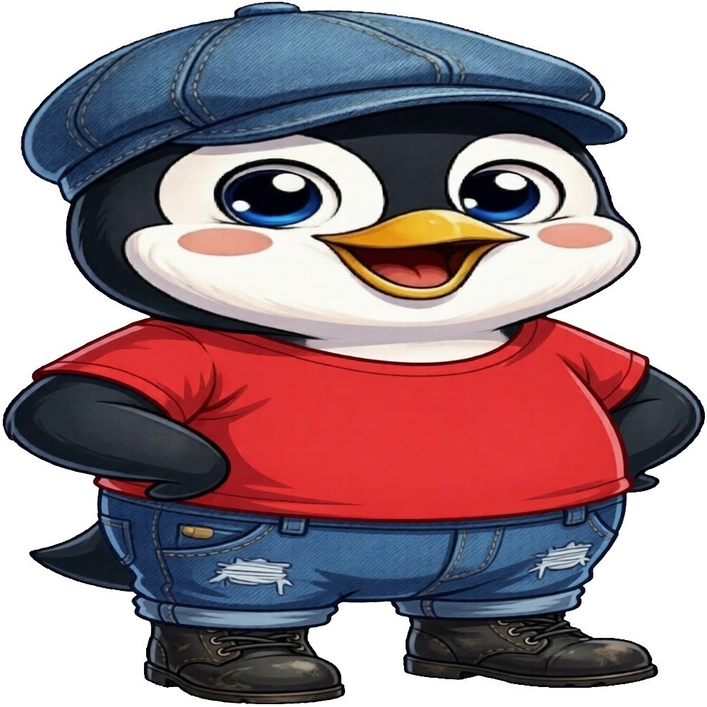 30 Custom Cute Penguin Personalized Address Labels