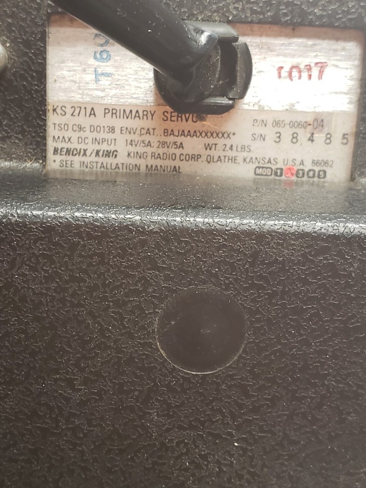 Bendix King KSA 271A PRIMARY SERVO PN 065-0060-04
