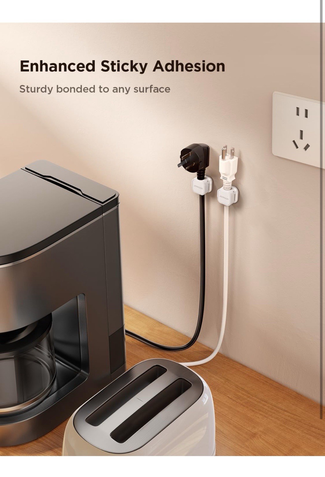 6 Pack Magnetic Cable Clips [Cable Smooth Adjustable] Cord Holder, Under Desk ..