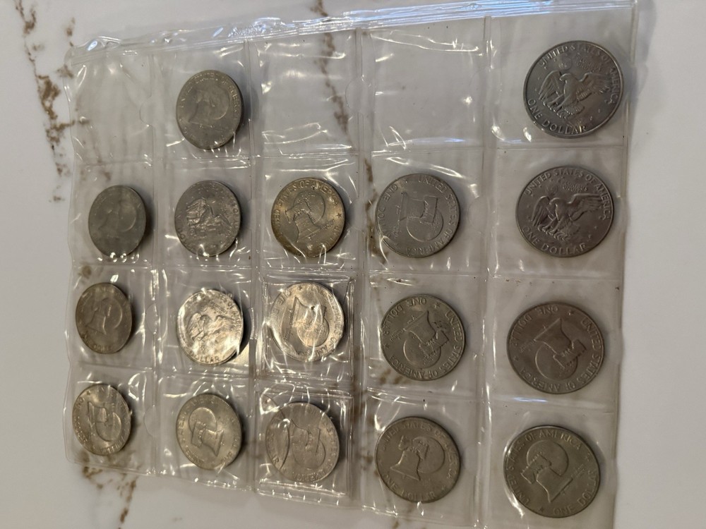 17 Eisenhower Dollars