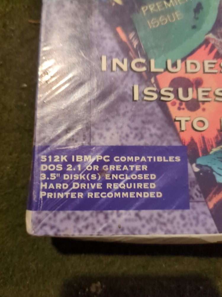 Vtg. Comic Book Keeper Computer PC Software Collection Organize Value Etc Sealed