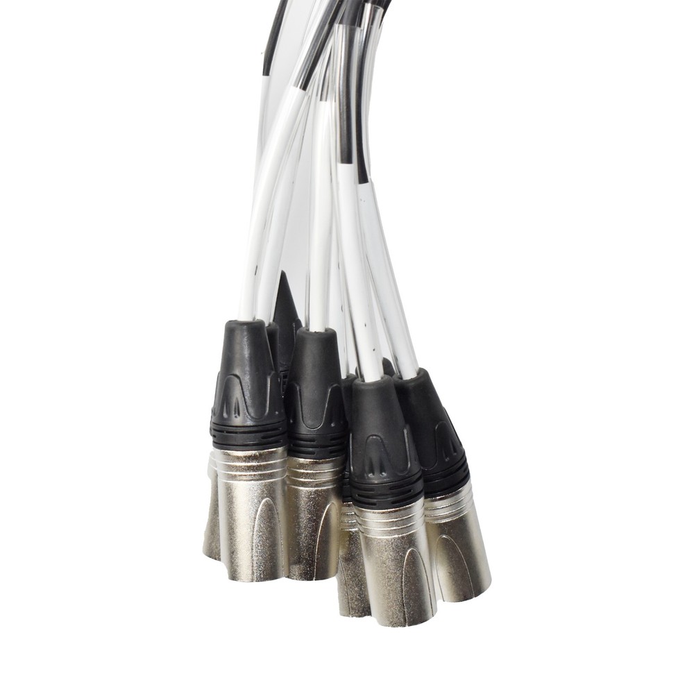 PRORECK PR-8*50 Low Profile XLR Send Snake Cables