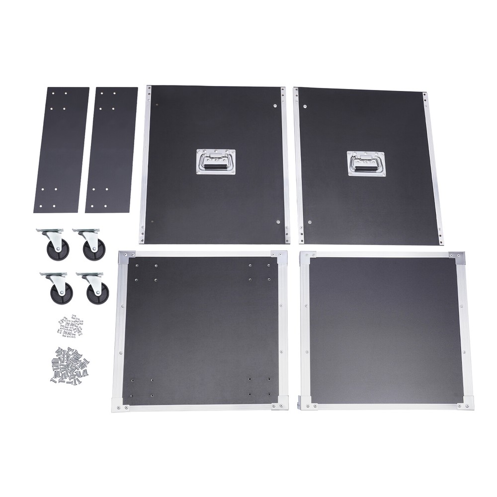 12U Rolling Network Server Data Cabinet Rack Equipment Rack Cabinet - 21" Deep
