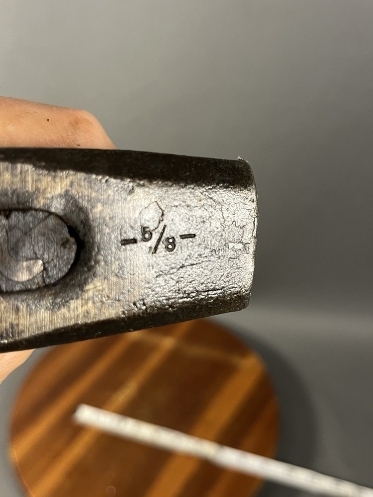 Heller TOOL CO. Blacksmith/Anvil/Forge 5/8" Top Swage Hammer. Model 101. Nice