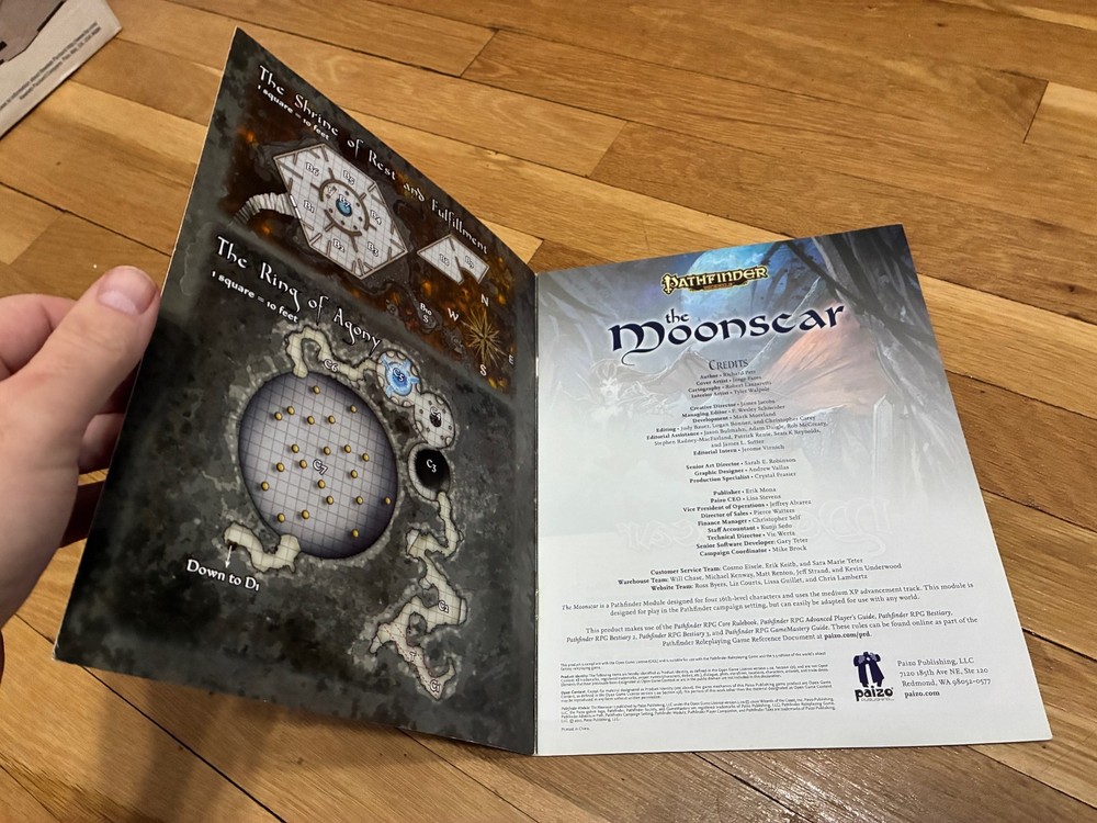 Pathfinder RPG The Moonscar RPG D&D 3.5 D20