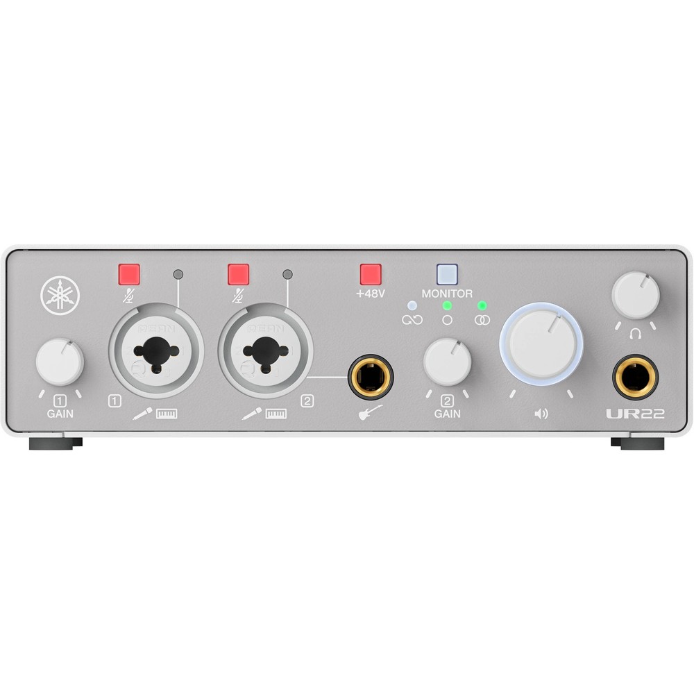 Yamaha UR22 MK3 2x2 USB-C Audio Interface, White