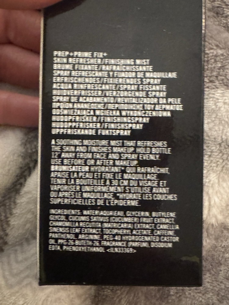 Mac Prep Prime Fix Matte Spray