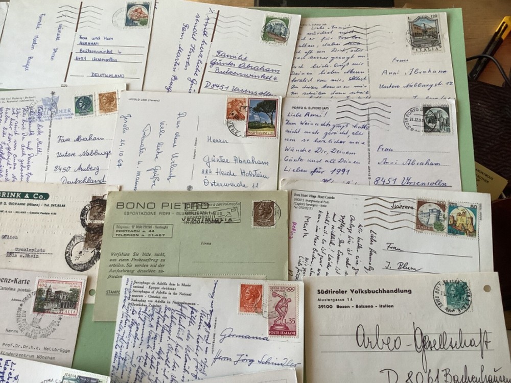 Italy collection postal postcards 20 items Ref A2043