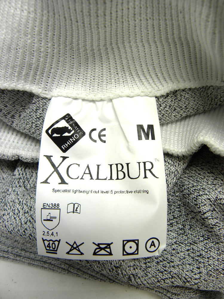 Tilsatec XCalibur Cut-Resistant Pullover Sweatshirt Gray with Thumb Loops