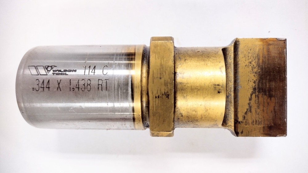 WILSON 114C .344X1.438" RECTANGULAR PUNCH 1/2"-13 THREADED