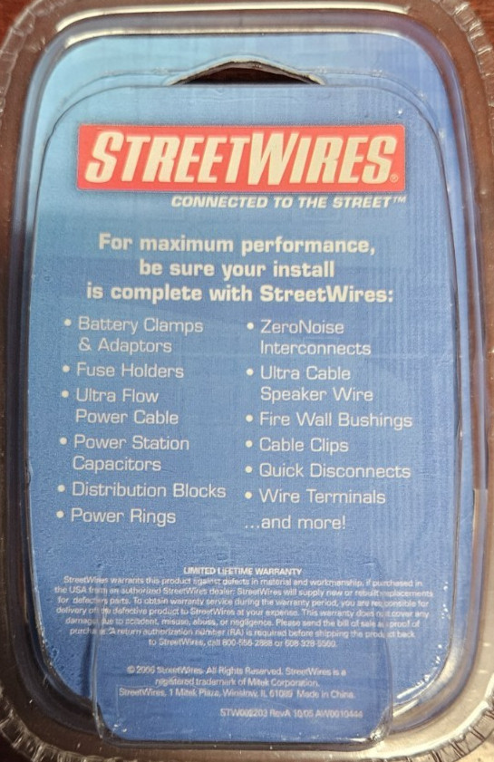 STREETWIRES BATTERY ADAPTER BASML SIDE MOUNT LONG