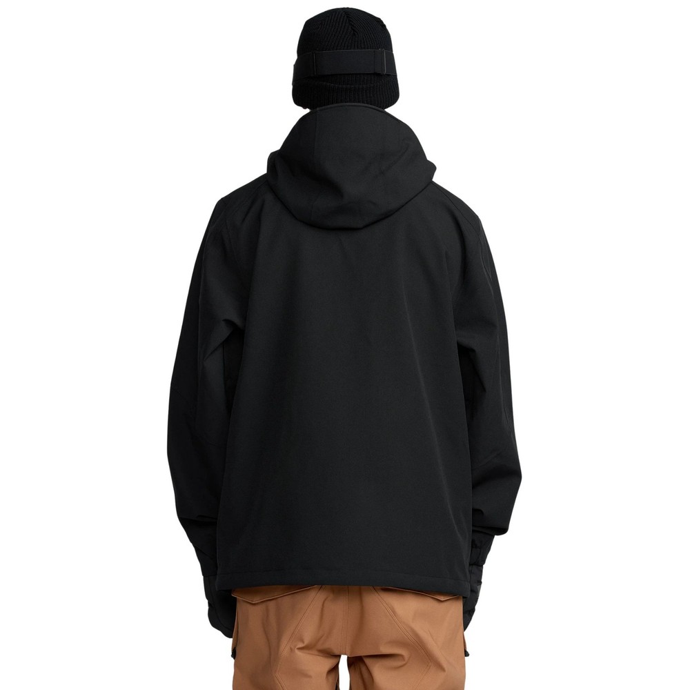 Volcom Brighton Full Zip Men's Winter Jacket, Black, Large