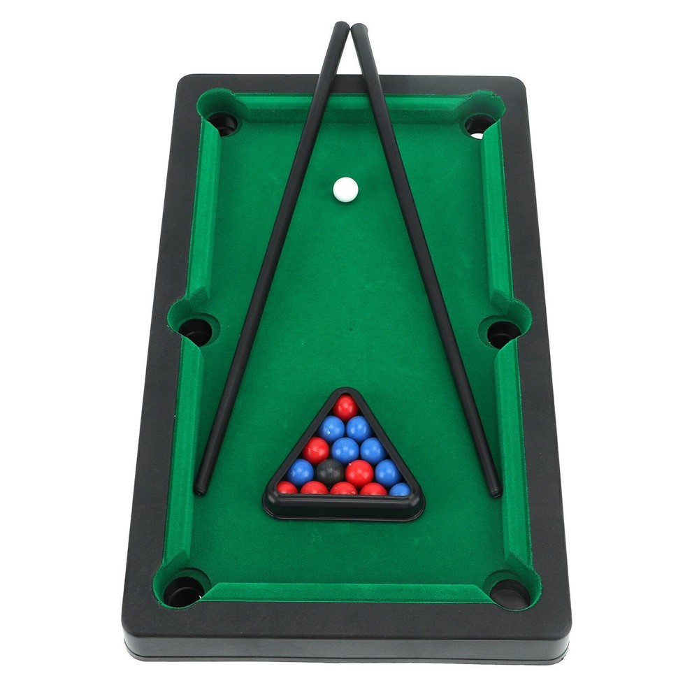 Mini Pool Table Interactive Simulation Miniature Billiard Pool Game Set