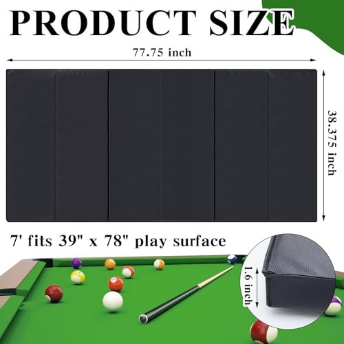 8 ft/7 ft Pool Table Insert for Table Conversion Topper Dining/Game Foam