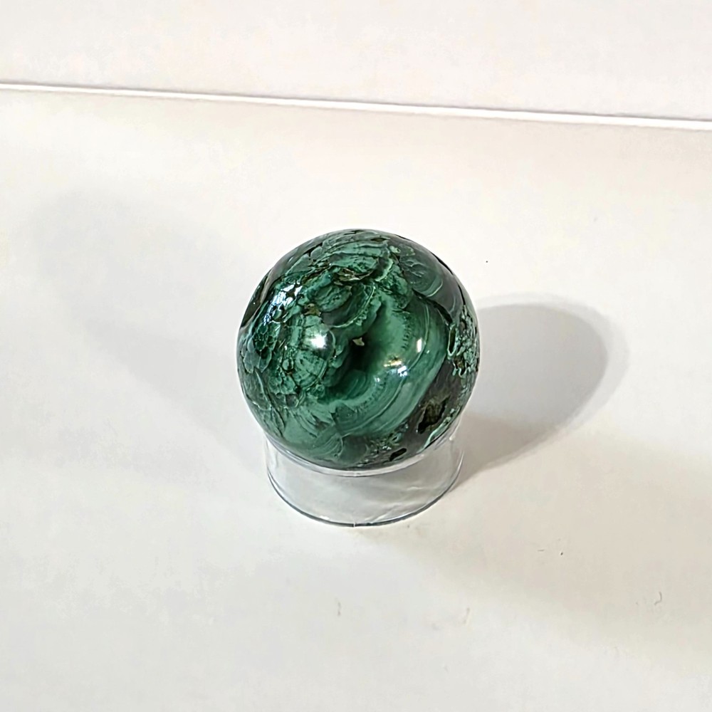 Small GENUINE Malachite Sphere #1- WYSIWYG