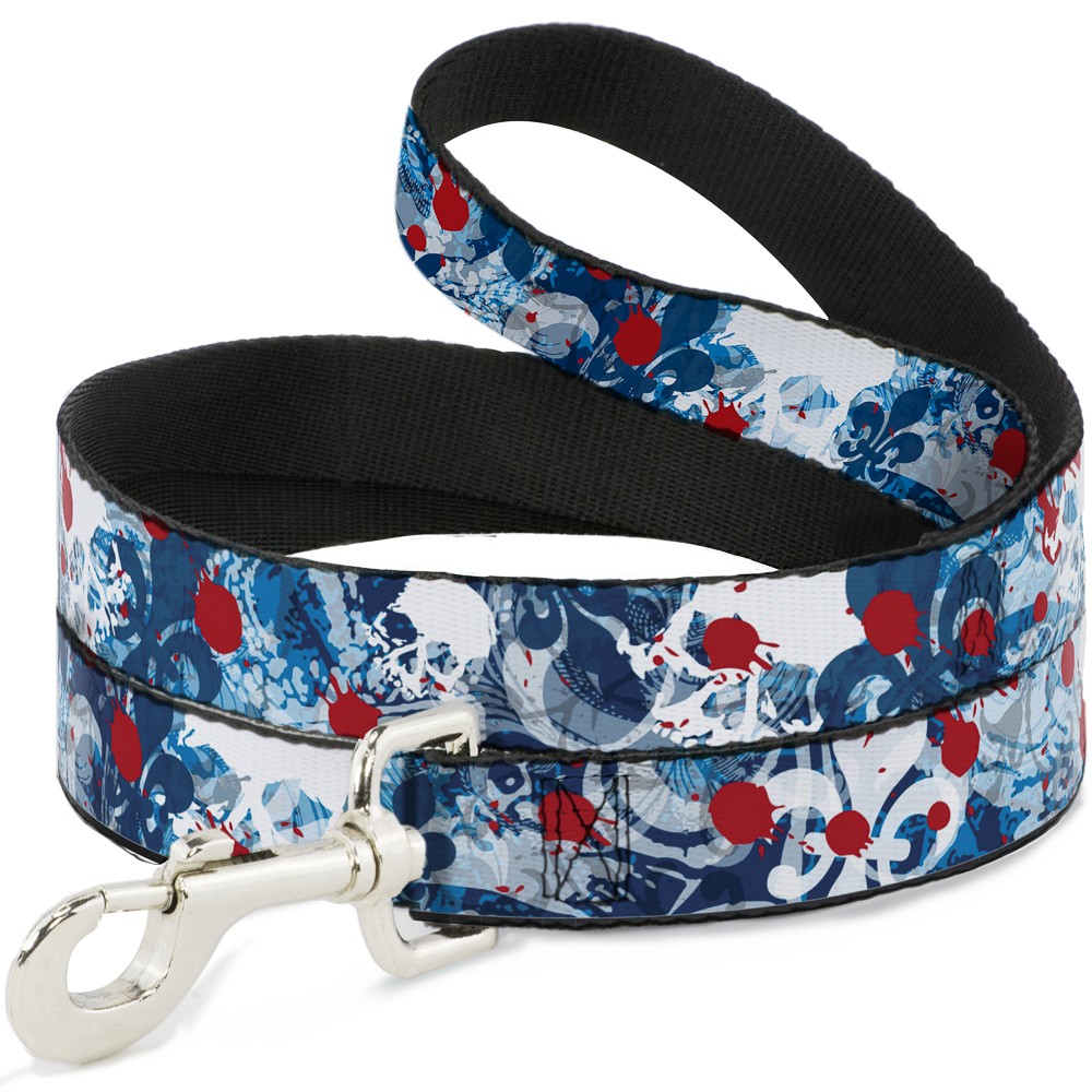 Dog Leash Gothic 7 NARROW 0.5"