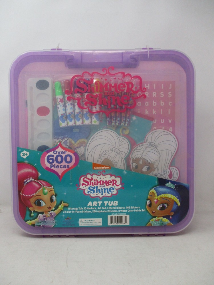 Shimmer & Shine Art Tub