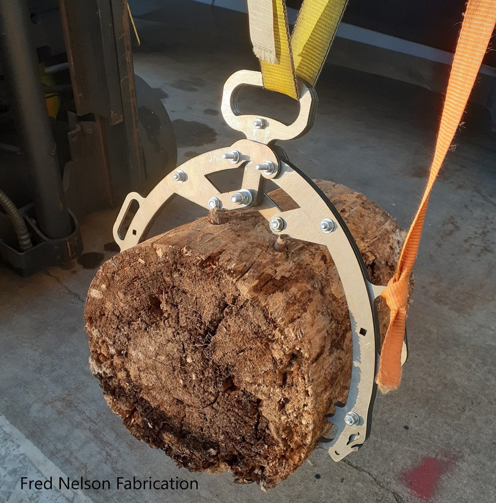 Heavy Duty Log Grapple. Log tongs.