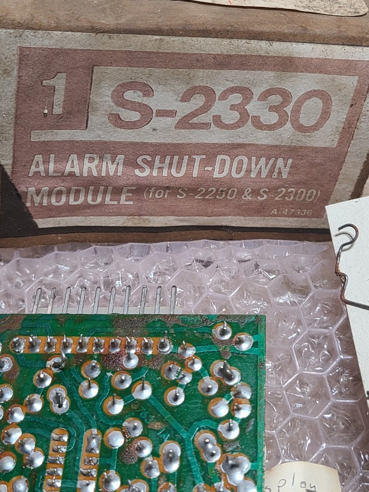 NOS Nutone S-2330 Plug in Module - Alarm Shut Down Timer *** Free Shipping***