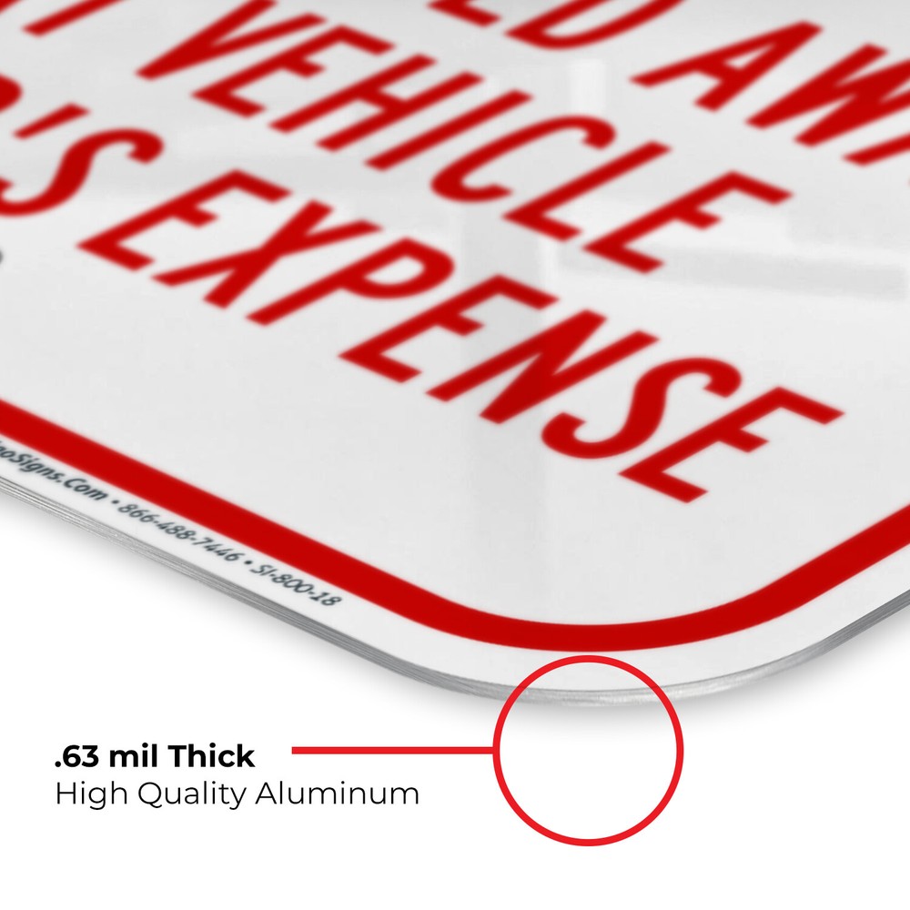 Do Not Block Gate at Any Time Sign,