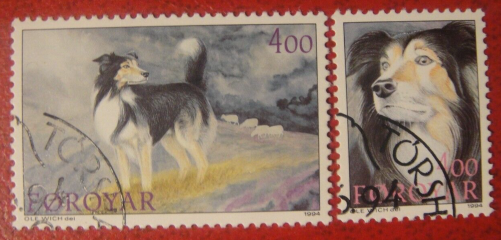 Faroe Islands 1994. Sheepdogs. Used.