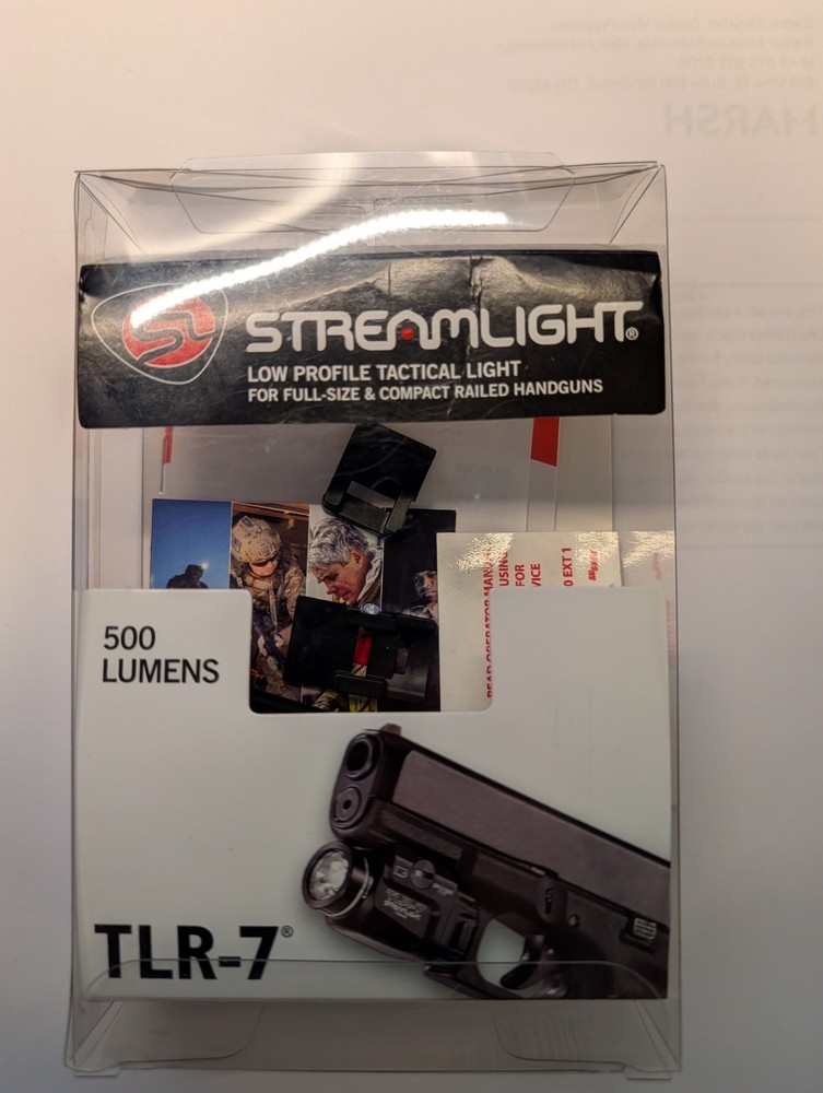 Streamlight TLR-7 LED tactical flashlight with 500 lumens
