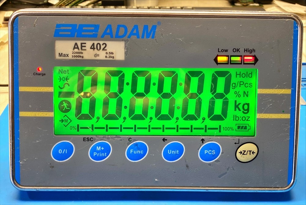 ADAM EQUIPMENT AE 402 - MULTI FUNCTION WASHDOWN INDICATOR ONLY FREE SHIPP{ING