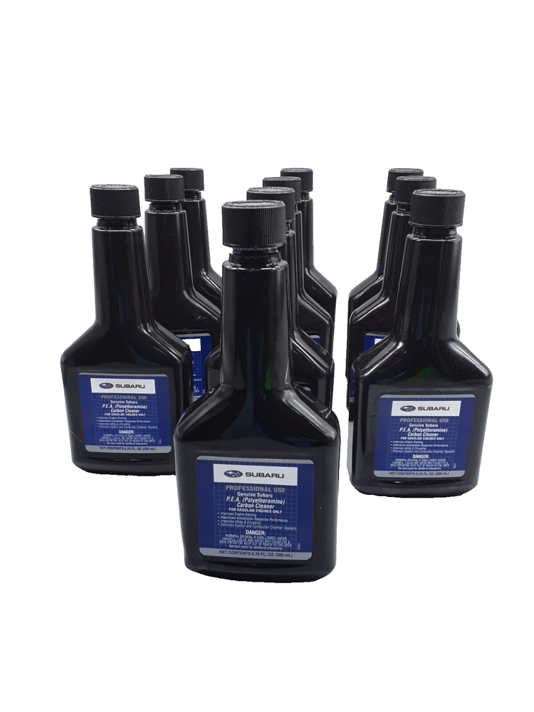 10 Pack SUBARU P.E.A. ( Polyetheramine) Carbon Cleaner , 6.76 Fl Oz