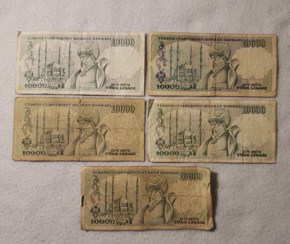 IT. # G-125 CIRCULATED 5 NOTES TURKEY
