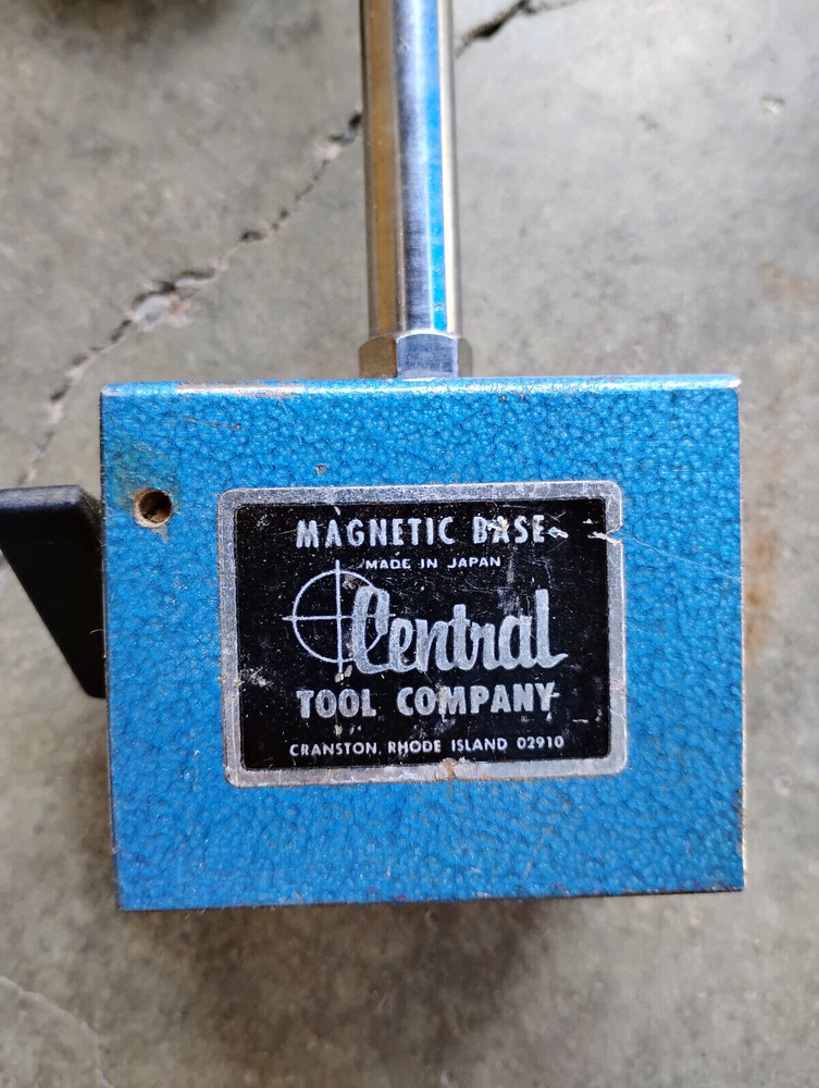 Central Tools Magnetic Base & Arm Adjustable Swivel Post Rod