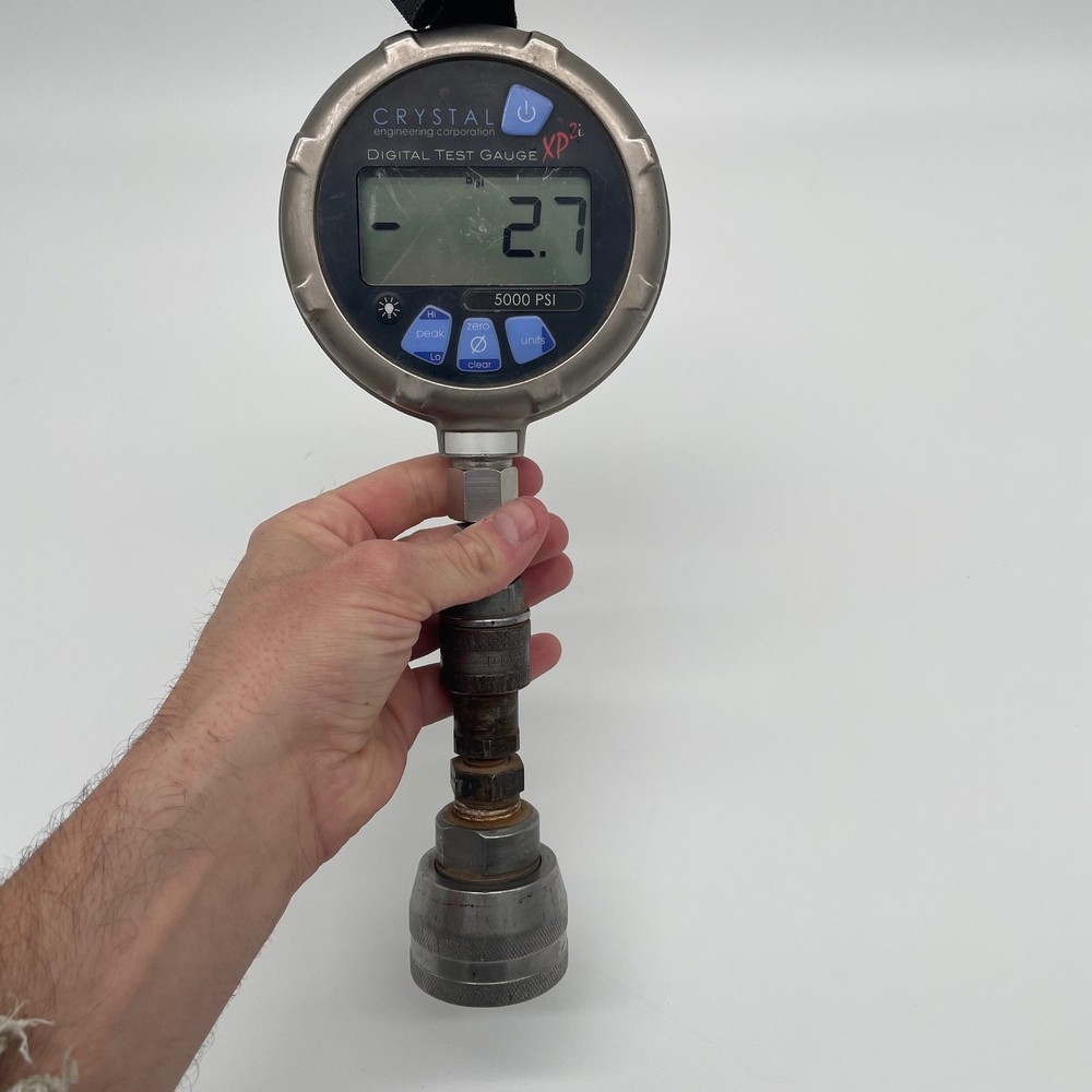 Crystal Engineering XP2i 5000 PSI Digital Test Gauge DataLoggerXP Enabled