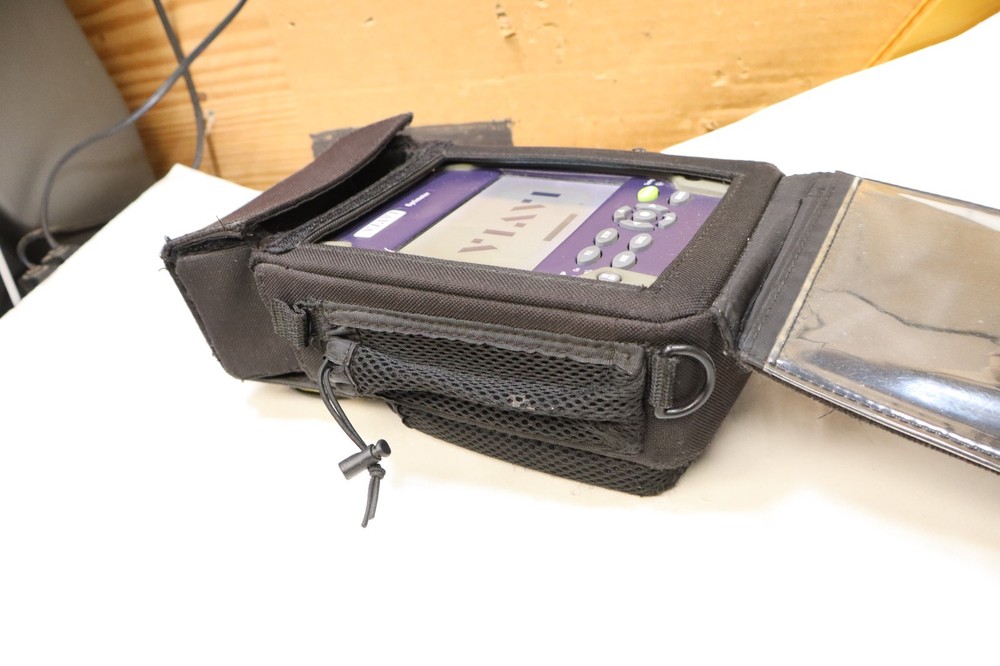 VIAVI Optimeter Optical Fiber Tester EOPT-PONATT with Launch Cable & Case