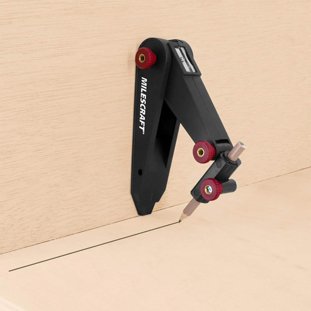 Scribing Tool Compass Adjustable Pencil Scriber Woodworking Marking Tool