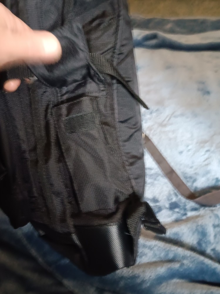 Slightly Used Black Backpack Without The Adjustable Straps Not Sure Why
