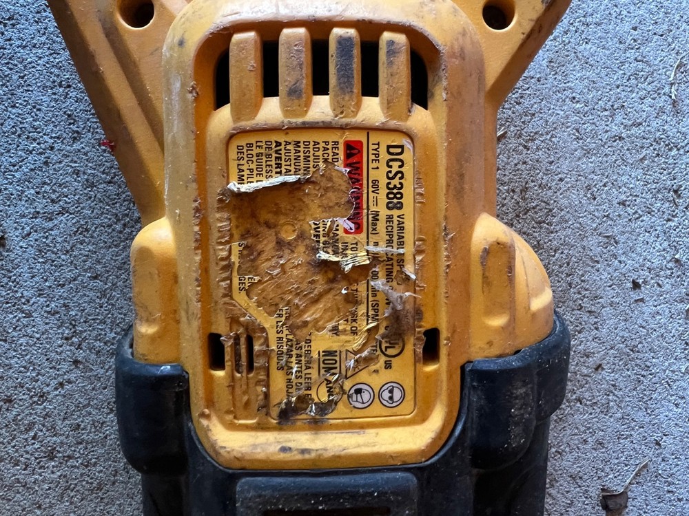 DeWALT FLEXVOLT 60V MAX Reciprocating Saw