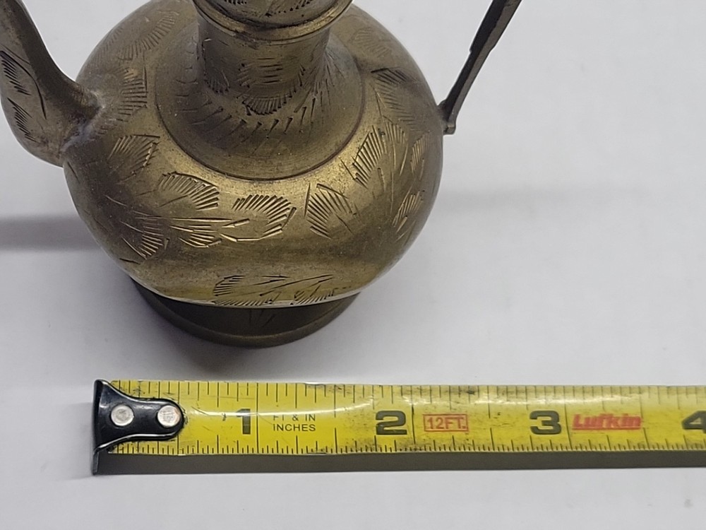 Miniature Solid Brass Pot Pitcher Made in India
