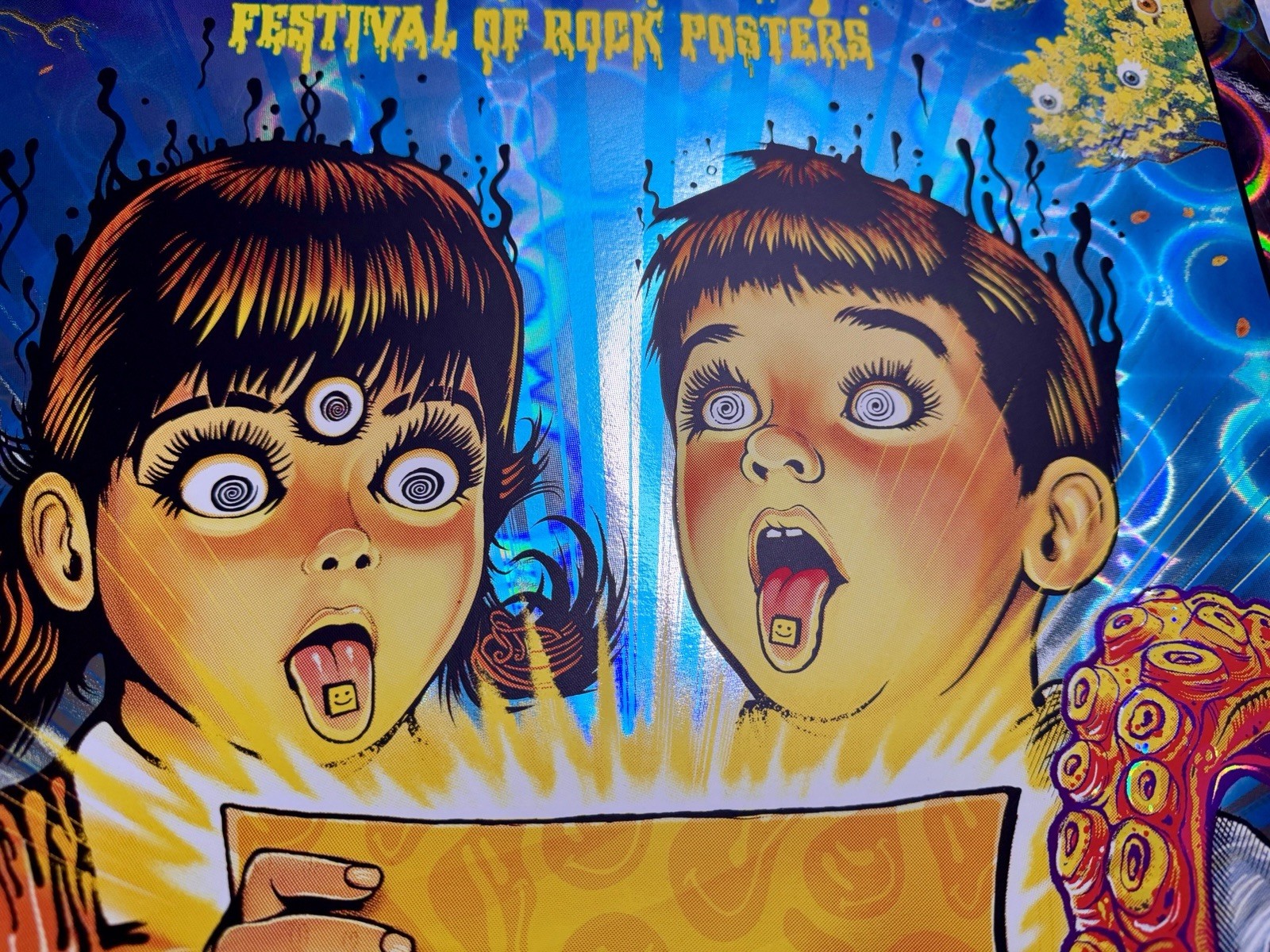 Zoltron TRPS HOLOFOIL Poster Festival of Rock Posters 2024 San Francisco AP/40