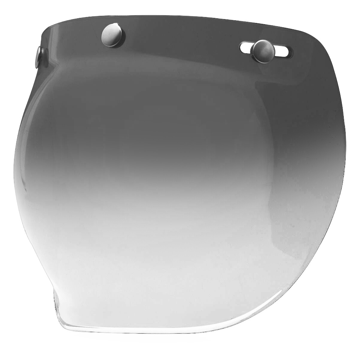 Open Face Helmet Bubble Visor Vintage Retro 3/4 Helmets Face Shield 3-Snap