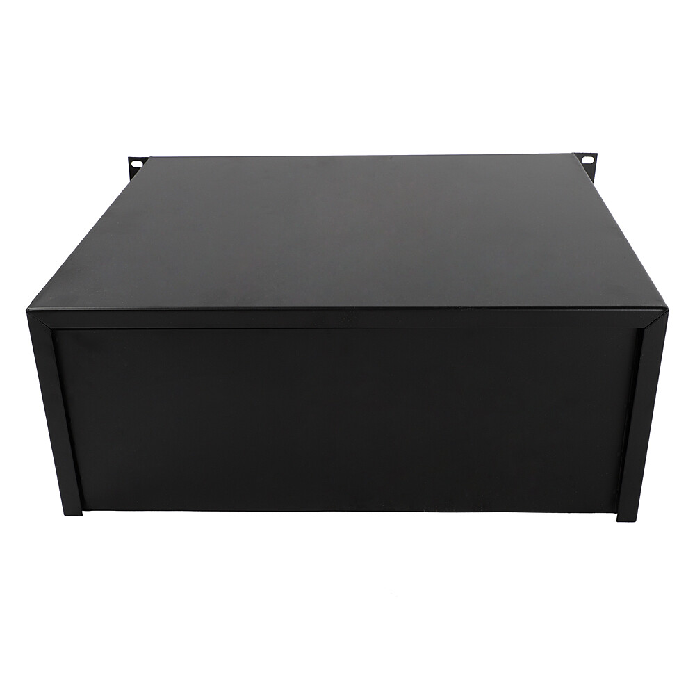 4U Drawer Server Cabinet Case 19 Inch Locking Rack Mount DJ Lockable Deep Drawer