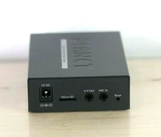 Planet PoE Internet Video Server H.264 MPEG4 MJPEG 3DNR Micro SD 2-way Audio A53