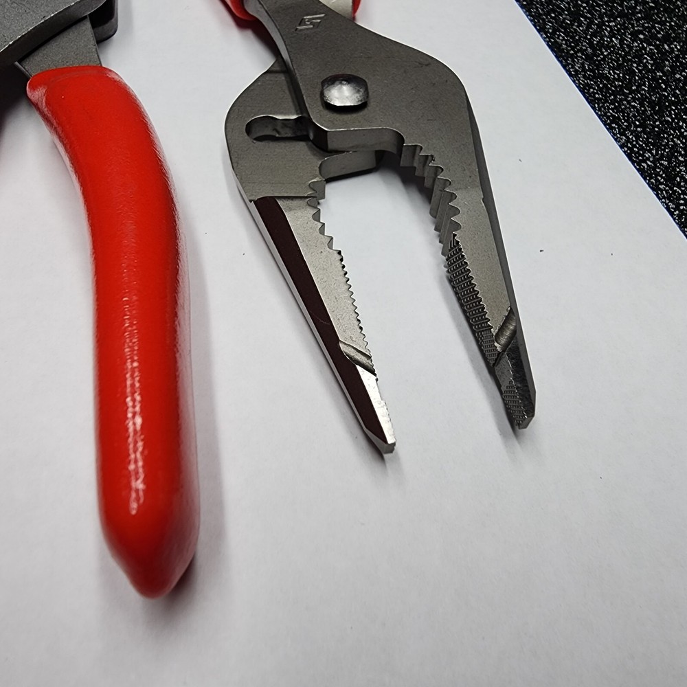 Snap-on Tools 8" High-Leverage Combo & 7" Long Nose Slip-Joint Pliers LN46ACF