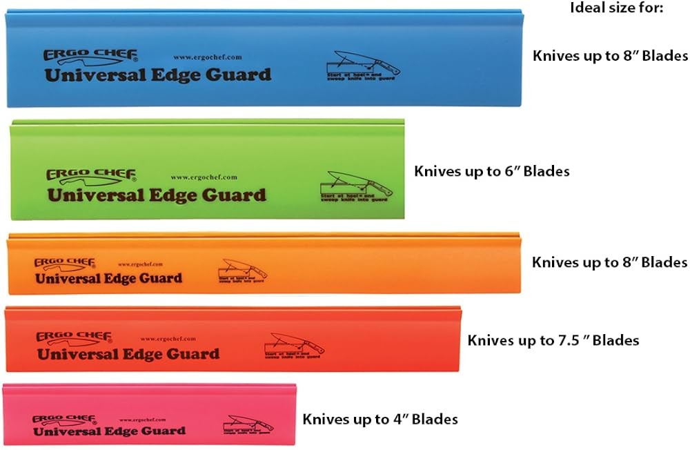 5pc Universal Knife Ed Guard Set Multicolored / Multi-sized /