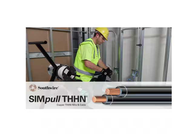 Southwire 22979957 500-ft 10-AWG Orange Stranded Copper Thhn Wire