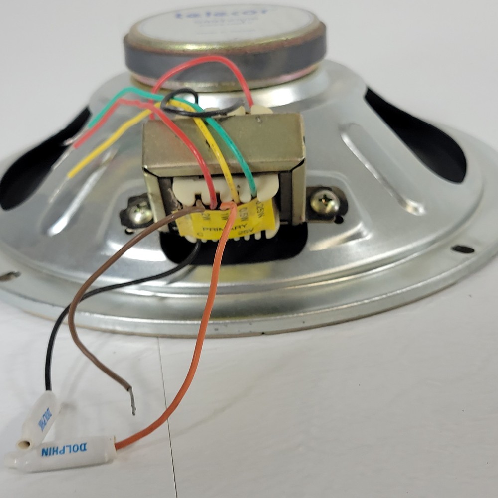 Telecor S89T2506 8" Speaker Intercom Wall Ceiling Speaker