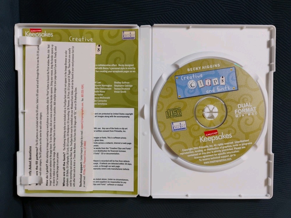 CREATING KEEPSAKES SCRAPBOOK MAGAZINE - 4 CD-ROM LOT!