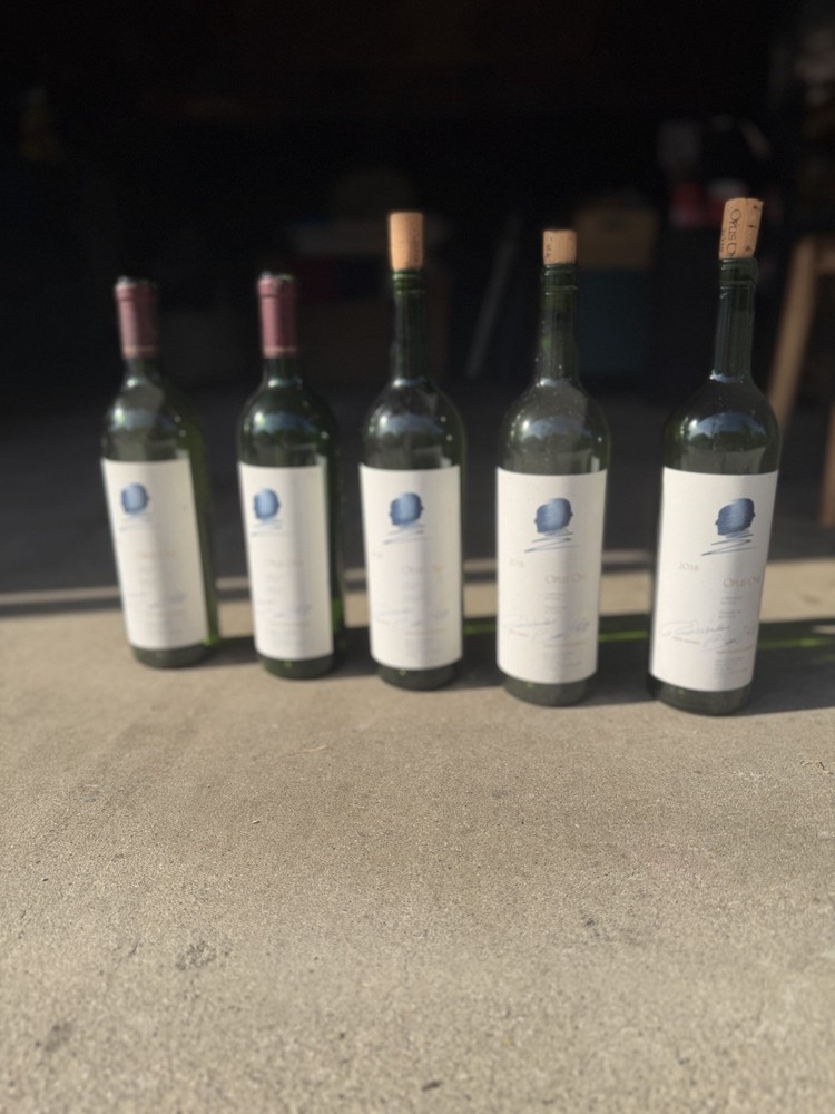 Empty Opus One Bottle 2018