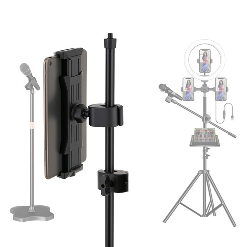 New Bicycles Tablets Mount Holder Clamp Adjustable 360 Rotations For 5-13inch